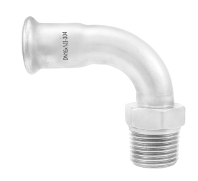 外螺紋90°轉換彎頭